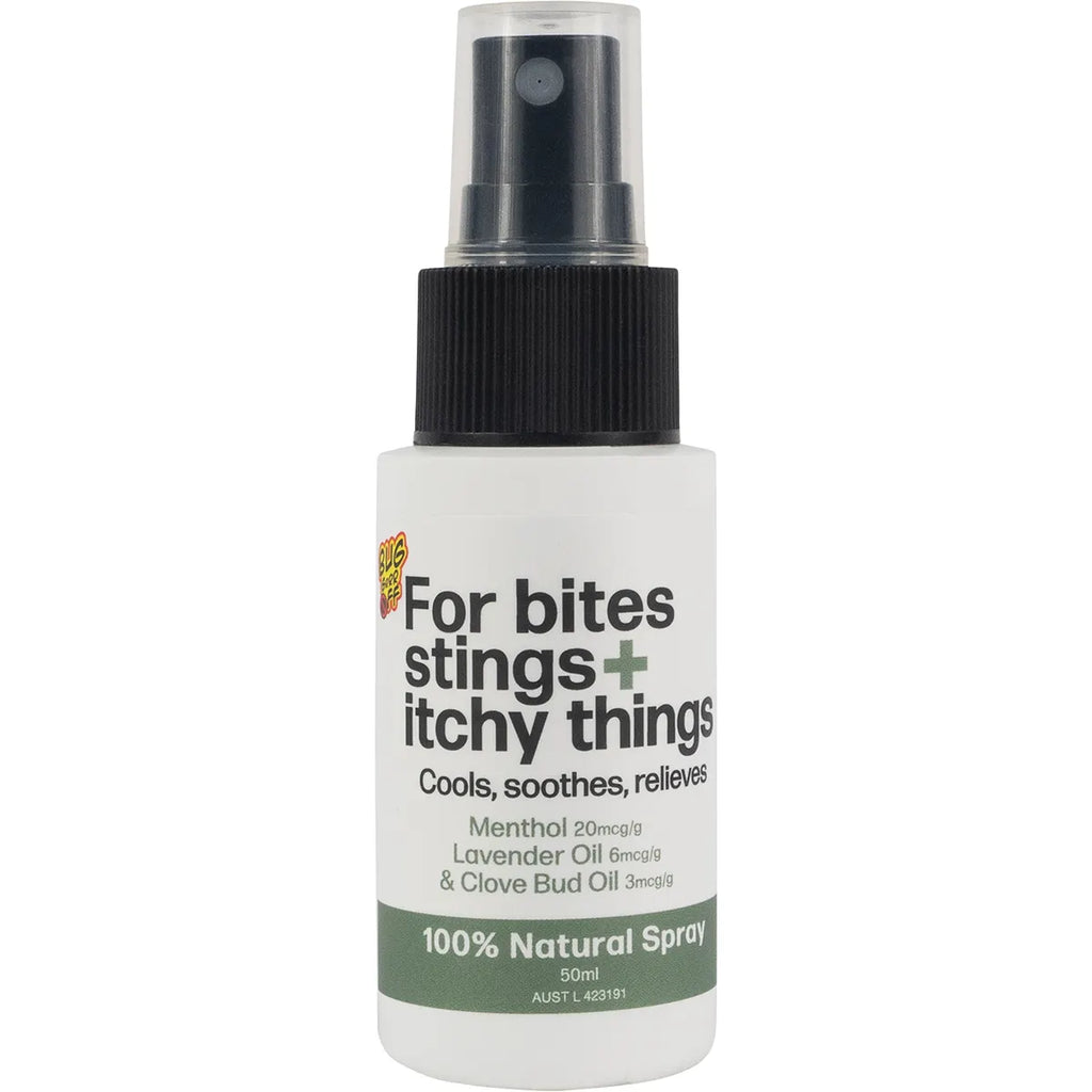 Bug-Grrr Off - For bites stings + itchy things 100% Natural Spray 50ml