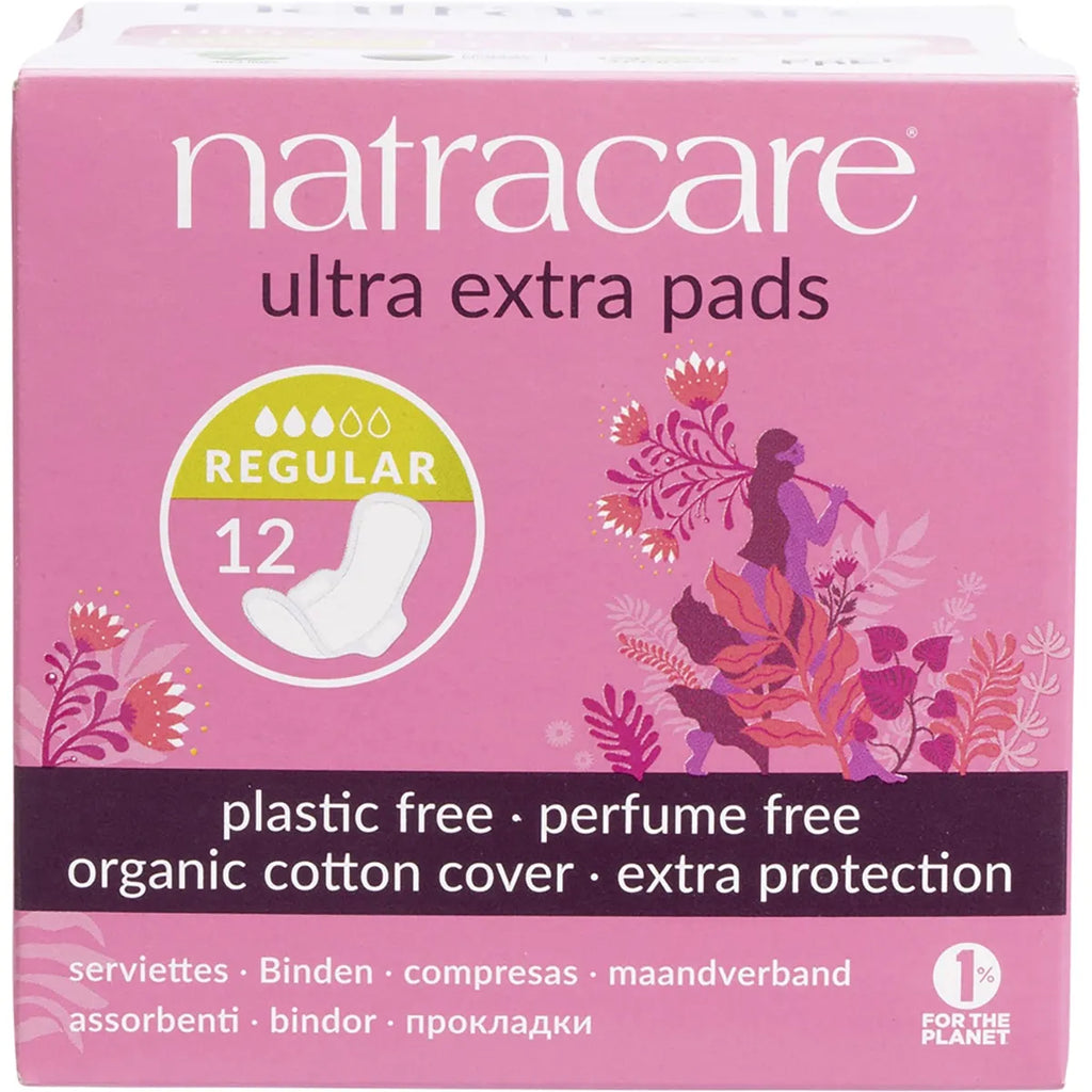 NATRACARE - Ultra Extra Pads 12 Pack (Regular)