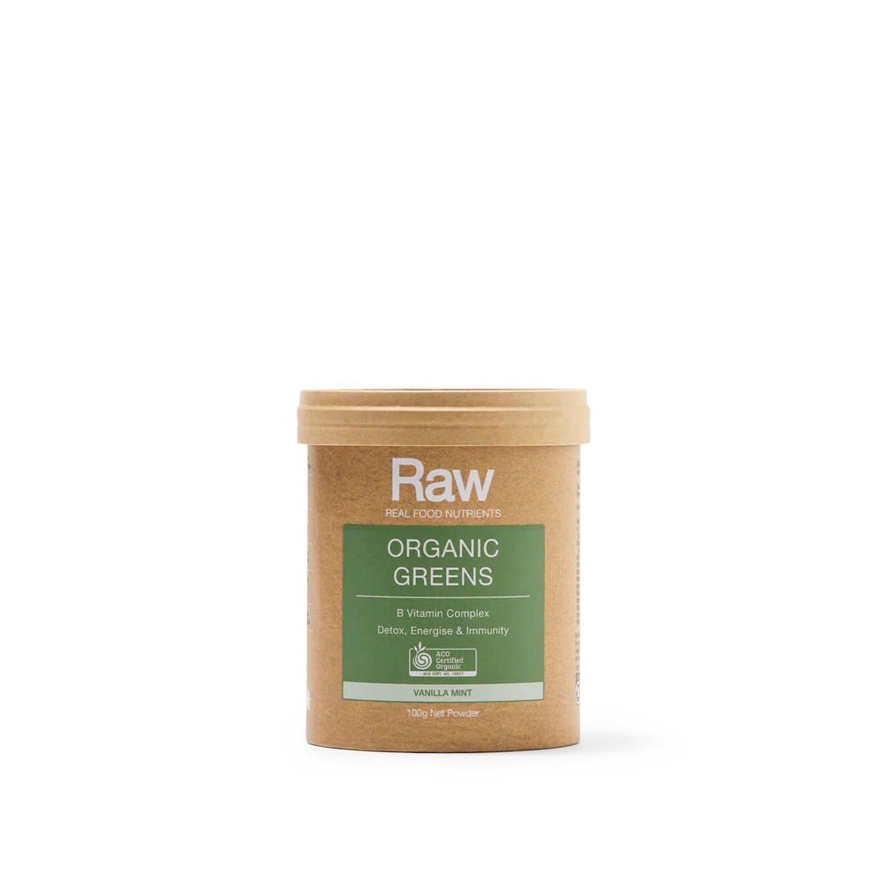 AMAZONIA - Raw Organic Greens Vanilla Mint 100g