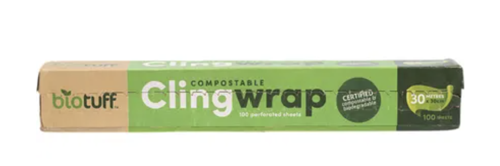 BIOTUFF - Cling Wrap 100 x 30cm Sheets 30m