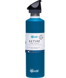 CHEEKI - Stainless Steel Bottle 1L Silver | Sports Lids