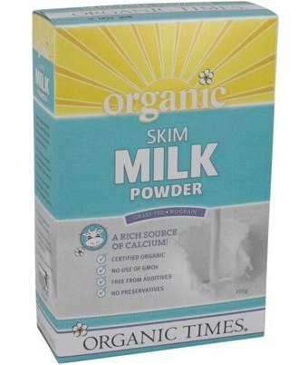 ORGANIC TIMES - Skim Milk Powder