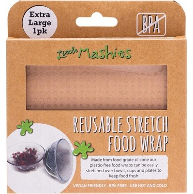 LITTLE MASHIES - Reusable Stretch Silicone Food Wrap XL | 30cm x 30cm