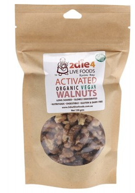 2DIE4 LIVE FOODS - Activated Organic Vegan Walnuts