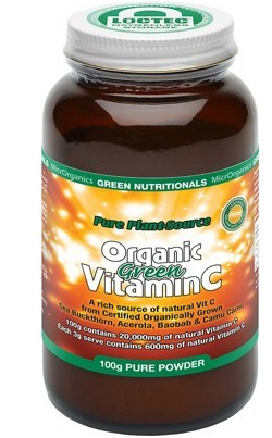 GREEN NUTRITIONALS -  Organic Vitamin C Powder