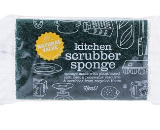 NATURAL VALUE - Kitchen Scrubber Sponge