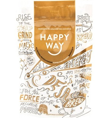 HAPPY WAY - Whey Protein Powder | Coffee