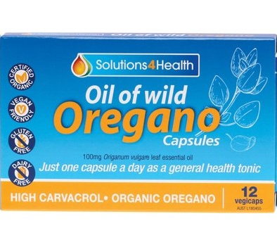 SOLUTIONS 4 HEALTH - Oil of Wild Oregano Vegecaps