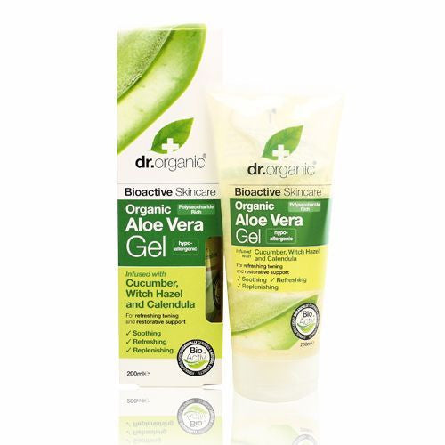 DR ORGANIC - Aloe Vera Gel infused with Cucumber, Witch Hazel & Calendula