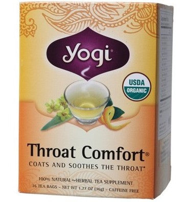 YOGI TEA Throat Comfort Tea Bags 16 bags