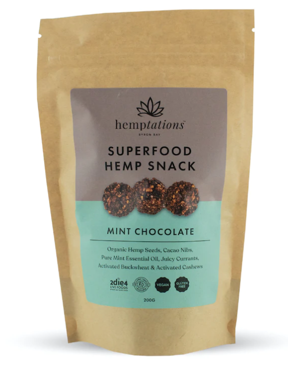 2DIE4 LIVE FOODS - Activated Organic Hemptations Mint Choc