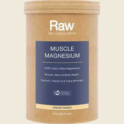 AMAZONIA - Raw Muscle Magnesium Creamy Mango 500g