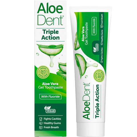 ALOE DENT -  Toothpaste Triple Action with Fluoride 100ml