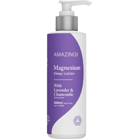 AMAZING OILS - Magnesium Sleep Lotion with Lavender & Chamomile 200ml