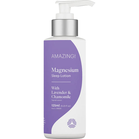 AMAZING OILS - Magnesium Sleep Lotion with Lavender & Chamomile 125ml
