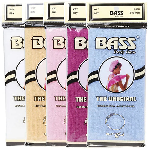 BASS - Exfoliating skin towel (colour may vary)