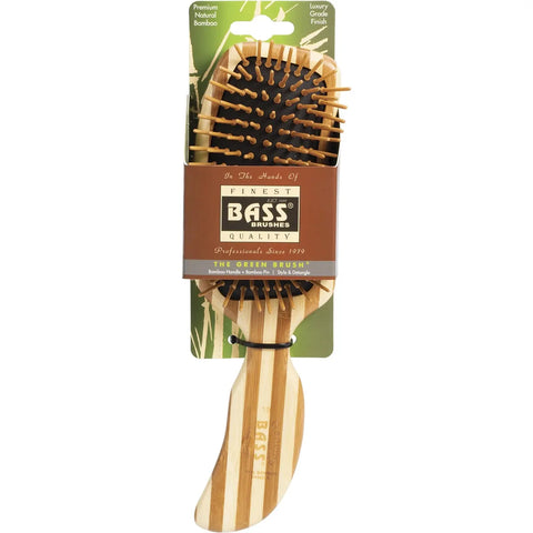 BASS - Bamboo Hair Brush Semi S Shaped Handle