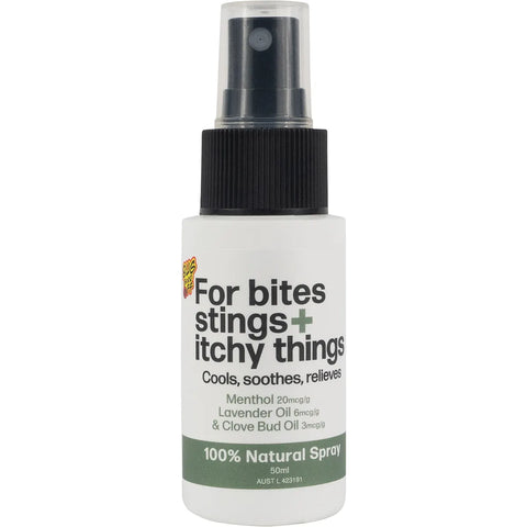 Bug-Grrr Off - For bites stings + itchy things 100% Natural Spray 50ml
