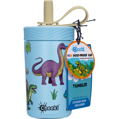 CHEEKI - Kids Insulated Tumbler Dinosaur 400ml
