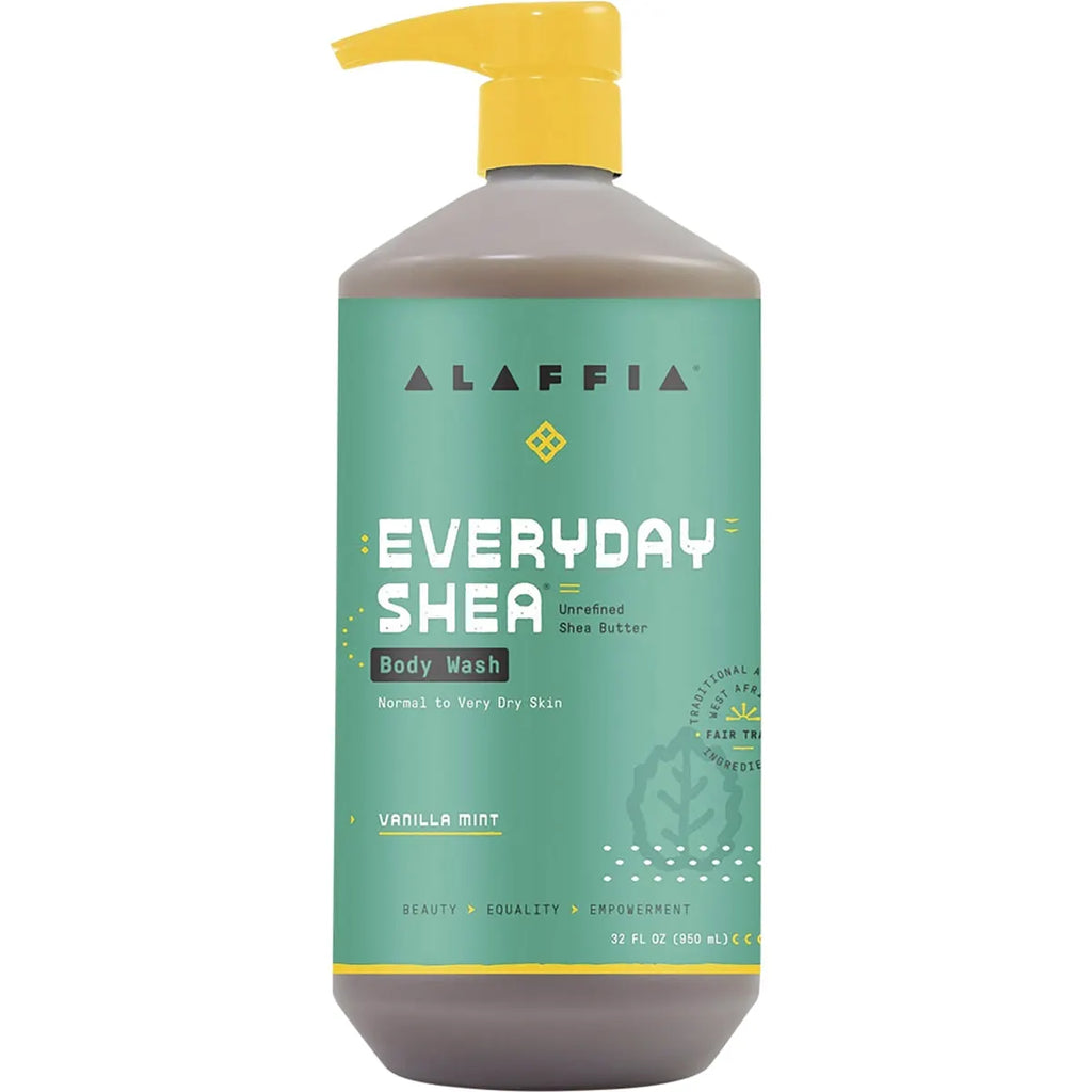 ALAFFIA - Shea Moisturising Body Wash | Vanilla Mint