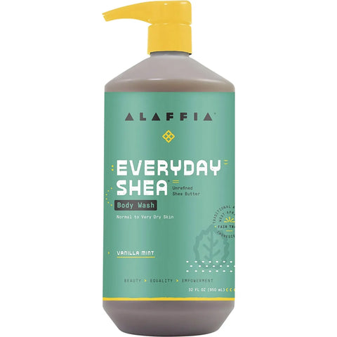 ALAFFIA - Shea Moisturising Body Wash | Vanilla Mint