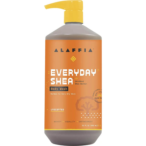 ALAFFIA - Shea Moisturising Body Wash | Unscented