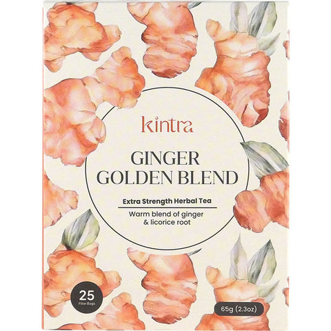KINTRA FOODS - Herbal Tea Bags | Ginger Golden Blend