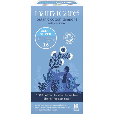 NATRACARE - Super Applicator Tampons 16 Pack
