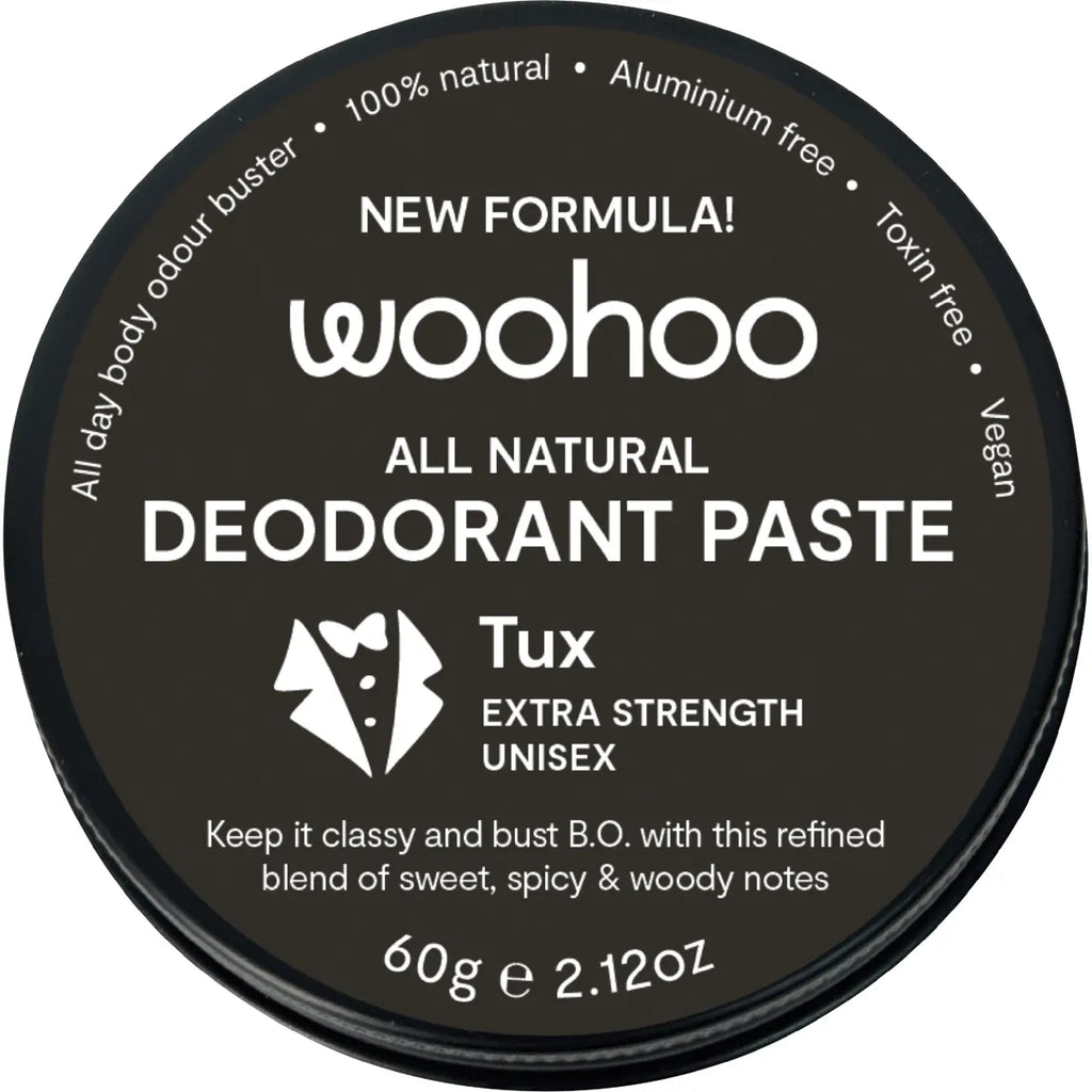 WOOHOO BODY - Deodorant Paste Tin Tux Extra Strength