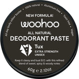 WOOHOO BODY - Deodorant Paste Tin Tux Extra Strength