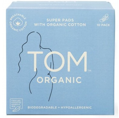 TOM ORGANIC - Ultra-thin Night Pads With Wings