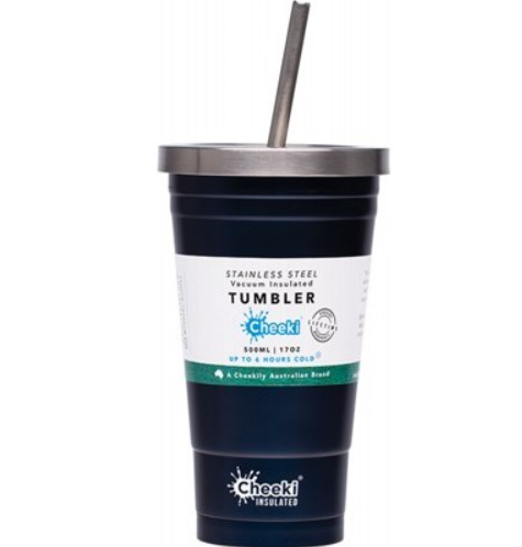 CHEEKI - Insulated Tumbler | With Straw 500ml