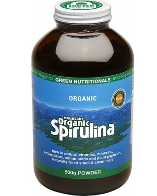 GREEN NUTRITIONALS - Mountain Organic Spirulina Powder
