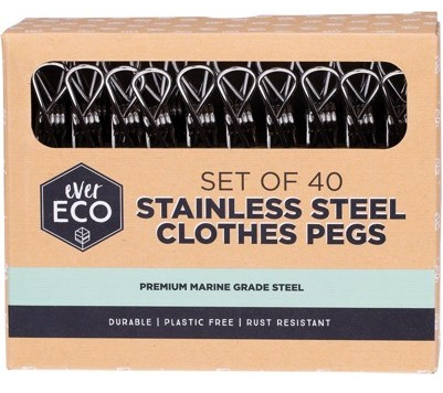 EVER ECO - Stainless Steel Clothes Pegs | Marine Grade
