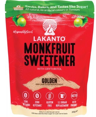 LAKANTO - Monkfruit Golden Sweetener