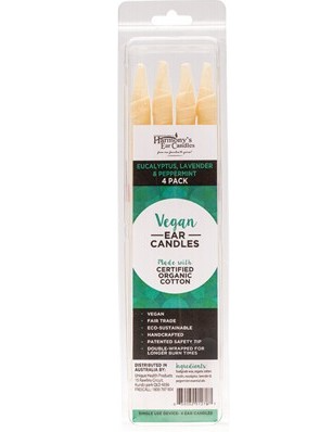 HARMONY'S EAR CANDLES - Vegan Ear Candles | Eucalyptus, Lavender & Peppermint