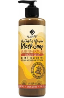 ALAFFIA - African Black Soap | Tangerine Citrus | All skin & hair types