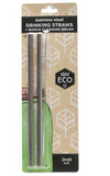 EVER ECO - Stainless Steel Drinking Straws (Straight)