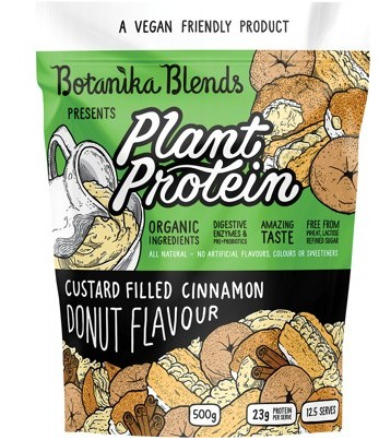 BOTANIKA BLENDS | Plant Protein - Custard Filled Cinnamon Donut