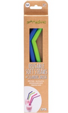 LITTLE MASHIES - 2 Pack Silicone Straw set + Cleaning brush