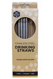 EVER ECO - Stainless Steel Drinking Straws (Straight)