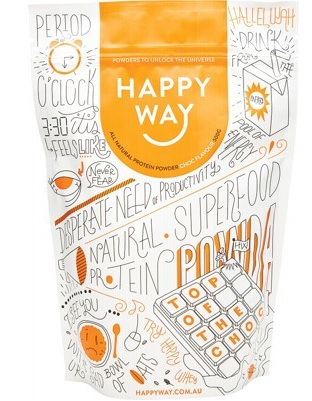 HAPPY WAY - Whey Protein Powder | Chocolate