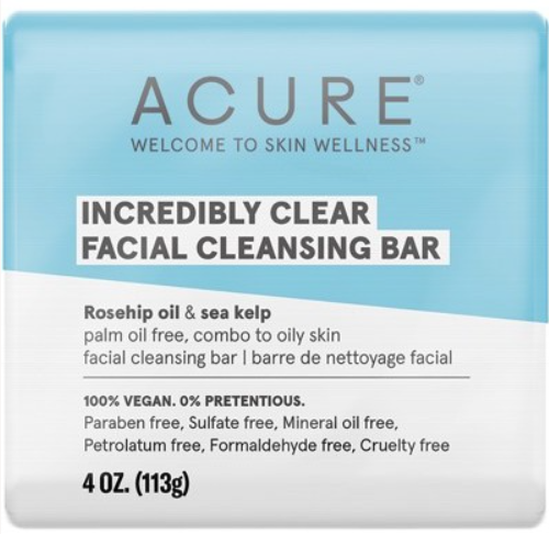 ACURE - Incredibly Clear | Facial Cleansing Bar