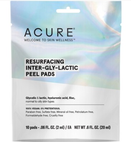 ACURE - Resurfacing | Inter-Gly-Lactic Peel Pads