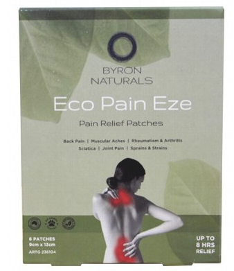 BYRON NATURALS - Eco PainEze | Pain Relief Patches