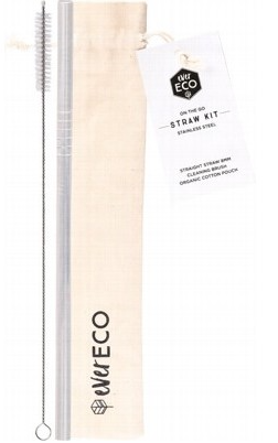 EVER ECO - Stainless Steel Drinking Straws (Straight)