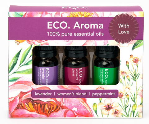 ECO. With Love Aroma Trio - Lavender, Peppermint, Womans Blend