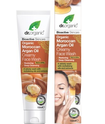 DR ORGANIC - Organic Morrocan Argan Oil Creamy Face Wash