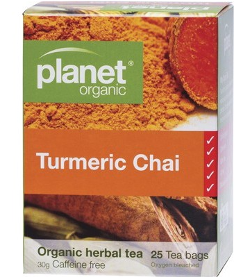 PLANET ORGANIC - Herbal Tea Bags Turmeric Chai