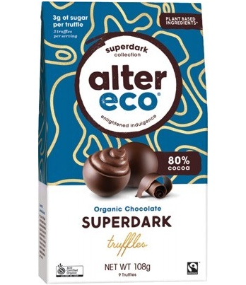 ALTER ECO - Organic Superdark Cacao Truffles